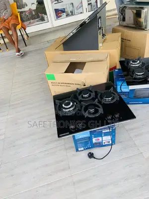 Brand New 60cm Black 3 Gas 1 Electric Kenwood Cooker