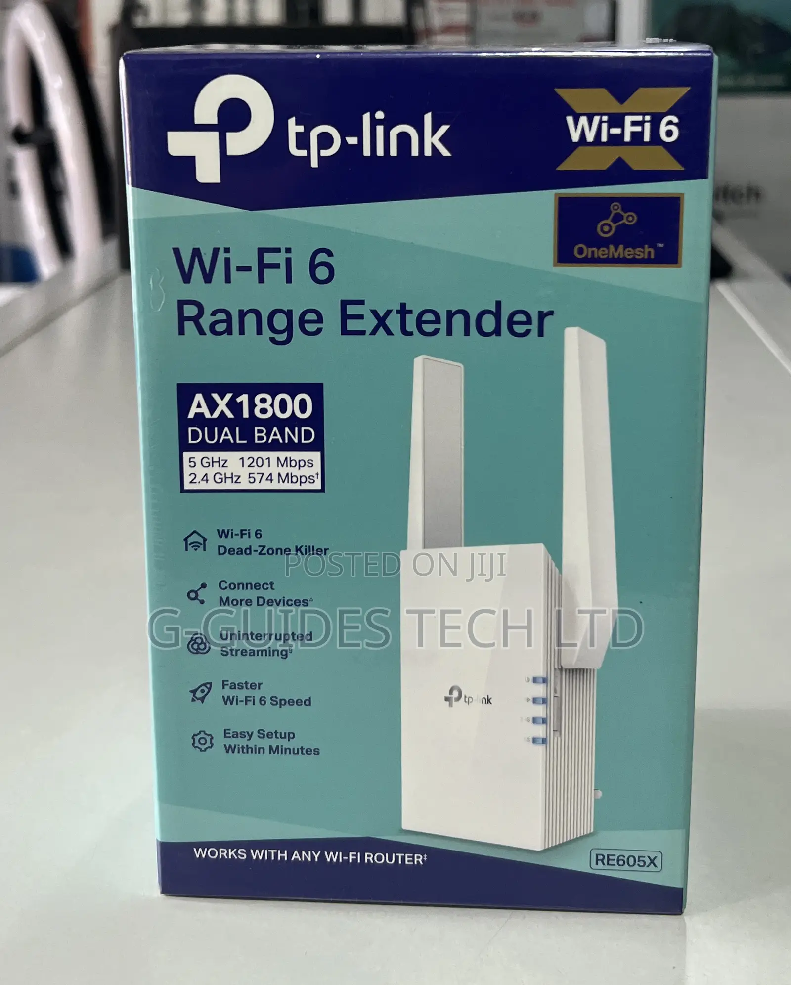 Tp-Link Ax1800 Wi-Fi 6 Range Extender Re605x