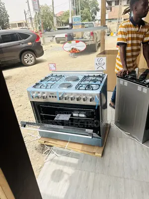 4+2 Stove Gas Electric Cooker Oven Rotisserie Ferre