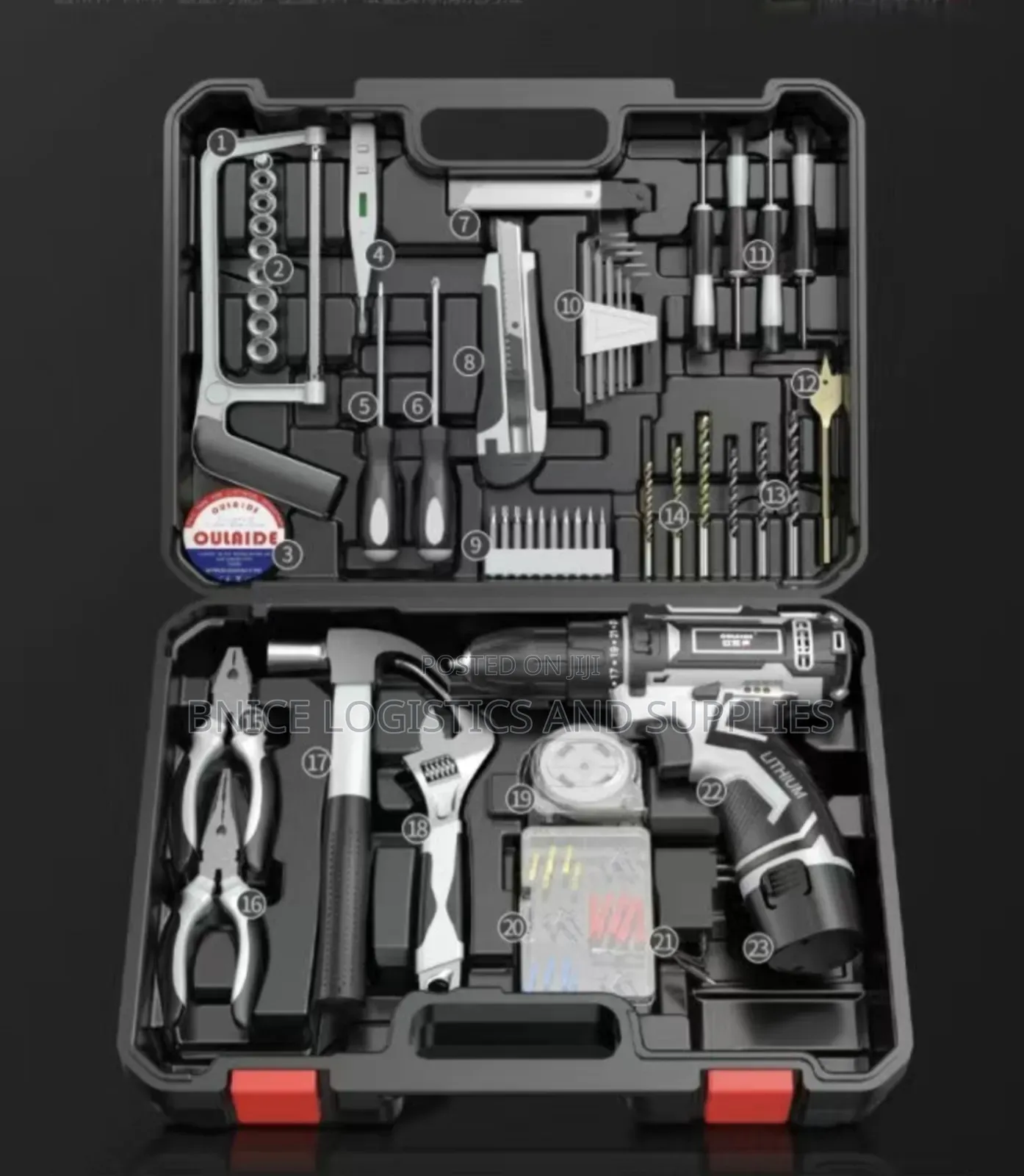 Screwdriver and Drill Toolbox (Rechargeable )