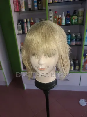 Short Blonde French Cut Wig