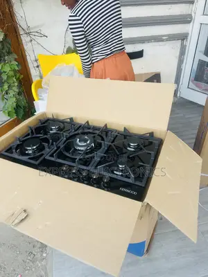 Get a Warrant on Kenwood 5burner Gas Cooker Black 90cm