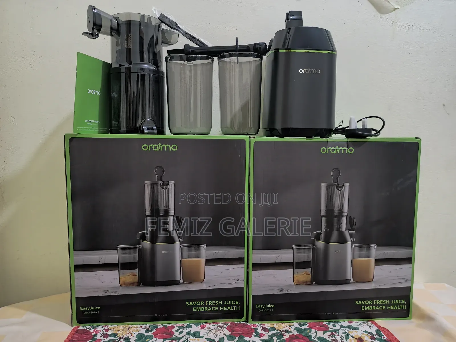 Oraimo Easyjuice 108mm Diameter 800ml Slow Juicer