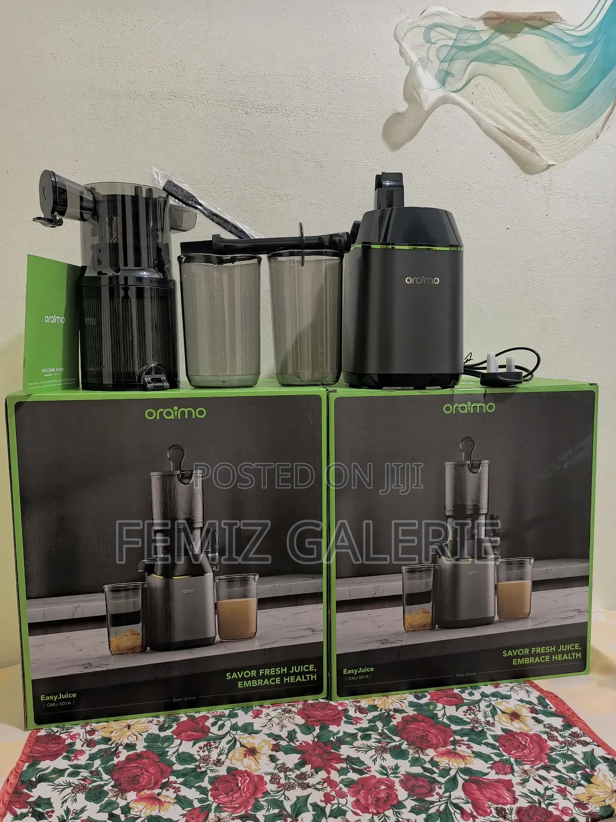Oraimo Easyjuice 108mm Diameter 800ml Slow Juicer