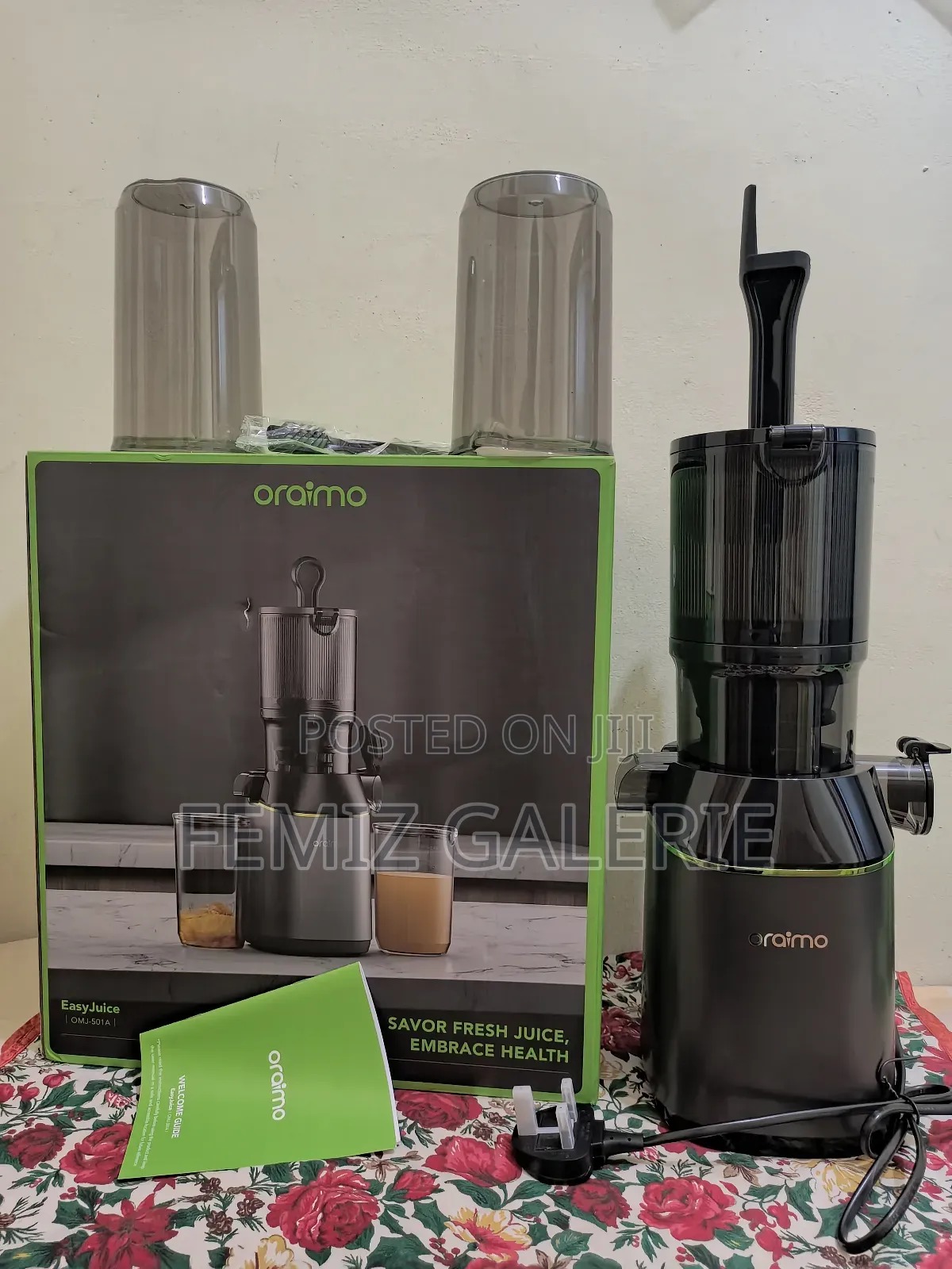 Oraimo Easyjuice 108mm Diameter 800ml Slow Juicer