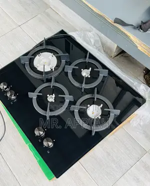 Ceramic Black Kenwood 60cm 4 Gas Inbuilt Hob.