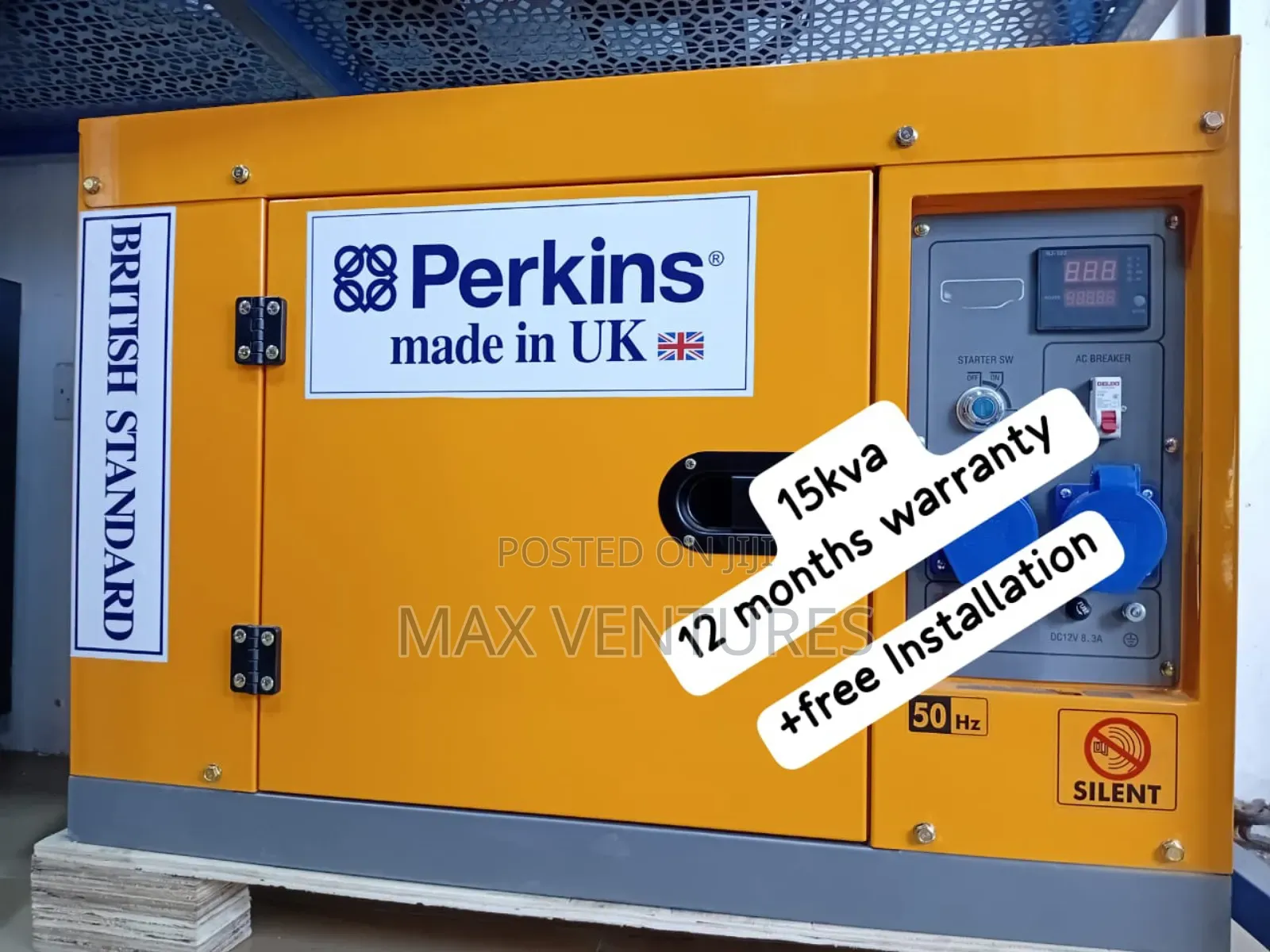 Perkins 15kva Diesel Generator Super Sleek Fervent