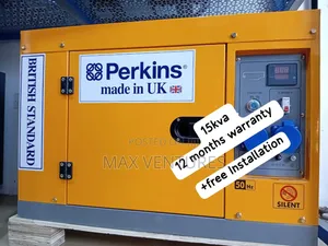 Perkins 15kva Diesel Generator Super Sleek Fervent