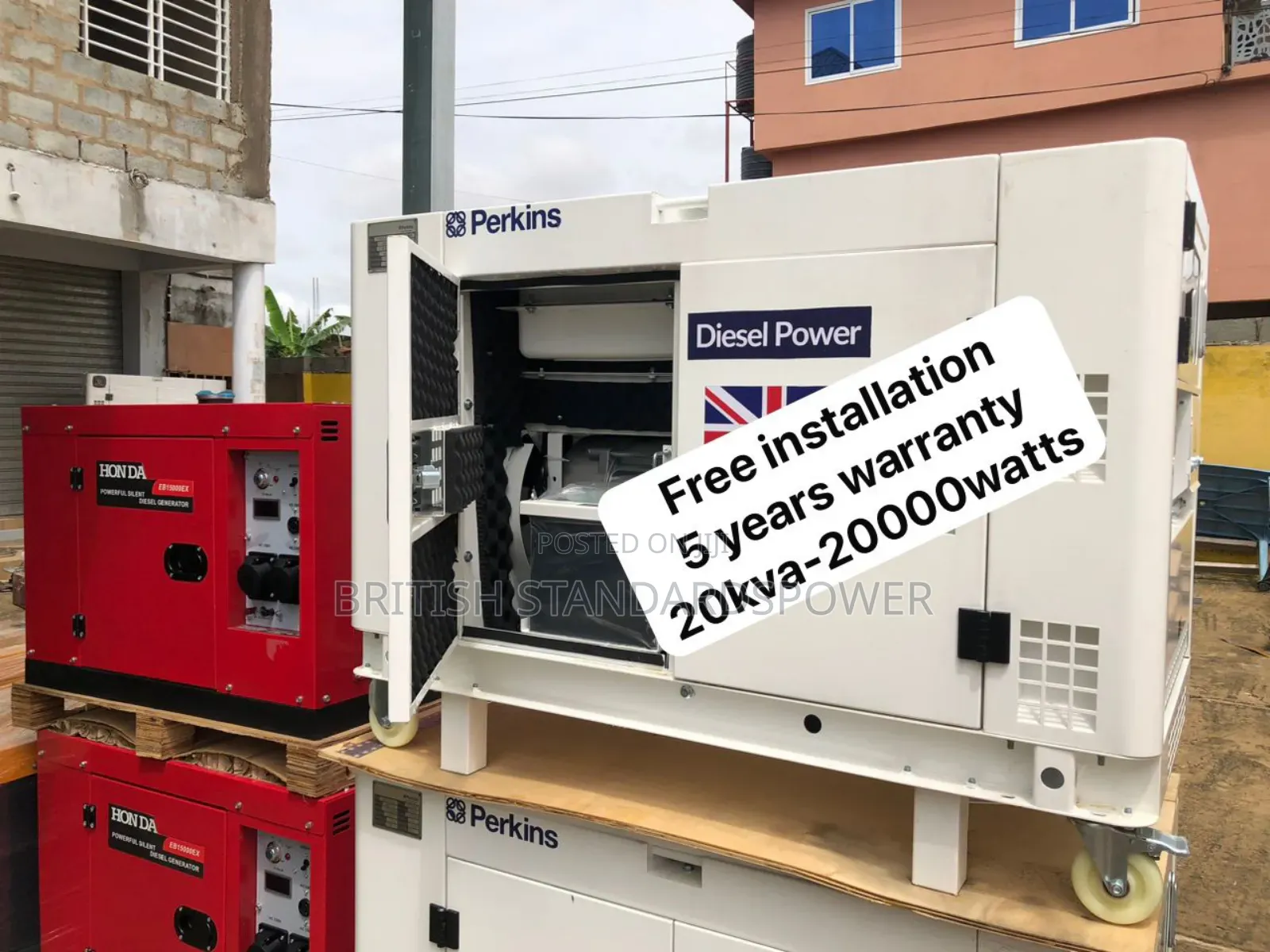 Reduced Maintenance 20kva Diesel Generator