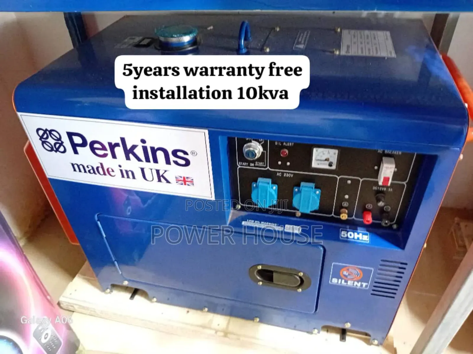 Hub Phlow 10kva 13000watts Diesel Generator Perkins
