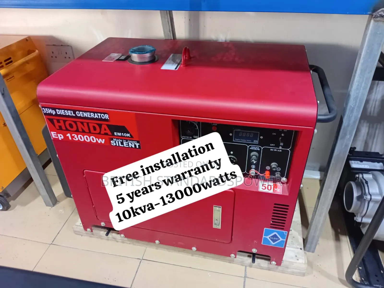 Secondary Powe 15kva Silent Diesel Generator