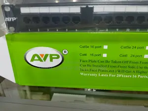 24 Port Cat6 Full-Loaded Patch Panel