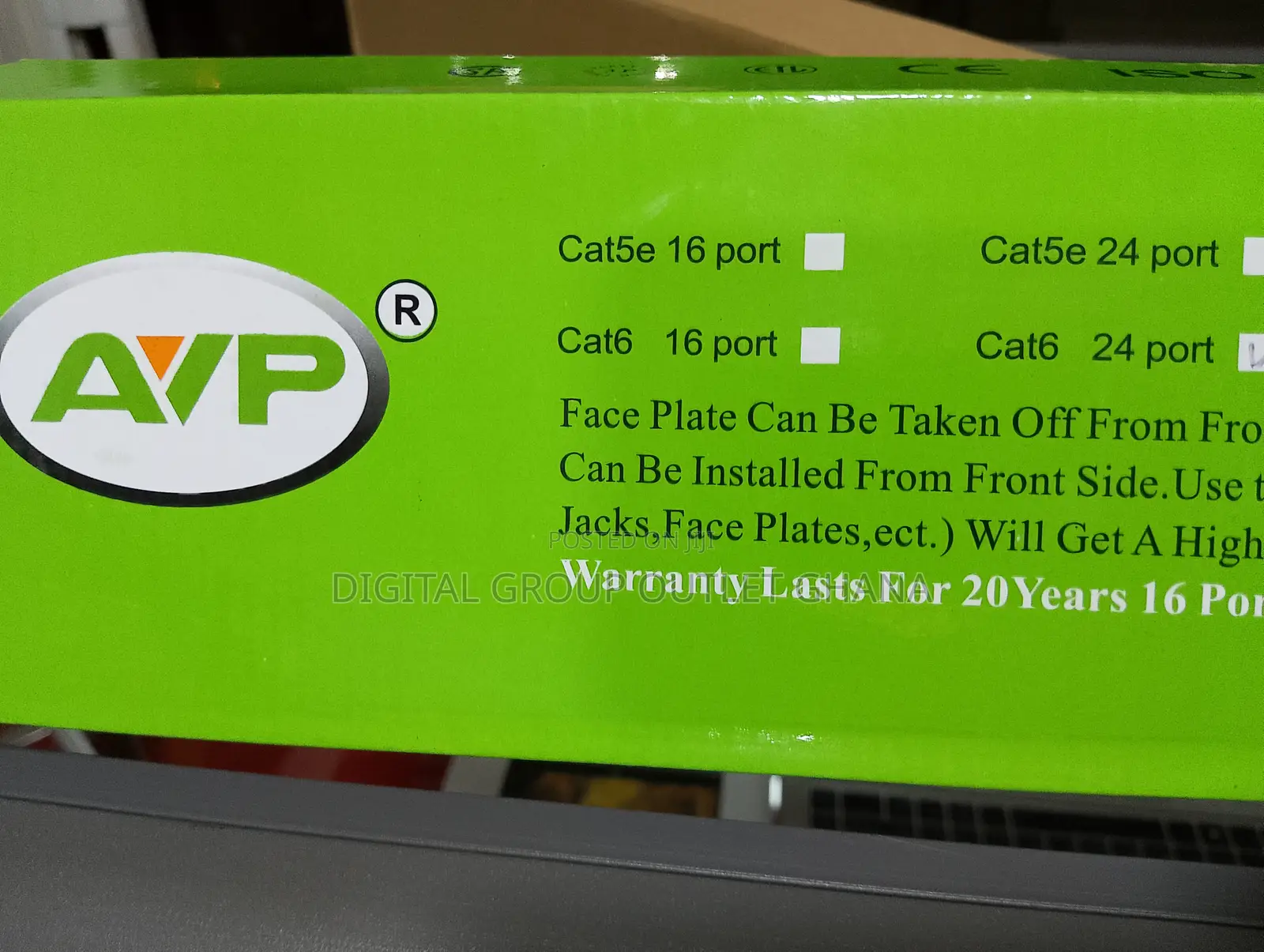 24 Port Cat6 Full-Loaded Patch Panel