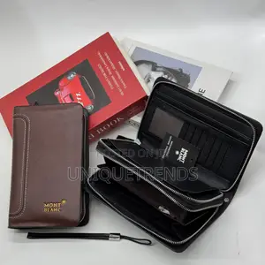 Mont Blanc Leather Purses (Black and Coffee Color)