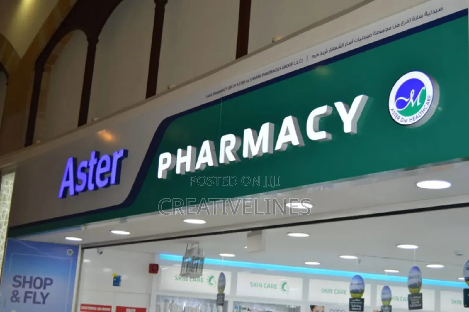 Customised Pharmacy Store Signage