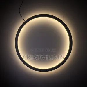 Mirror With 3d Lights