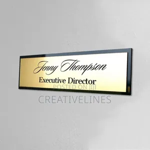 Office Name Plate Signage