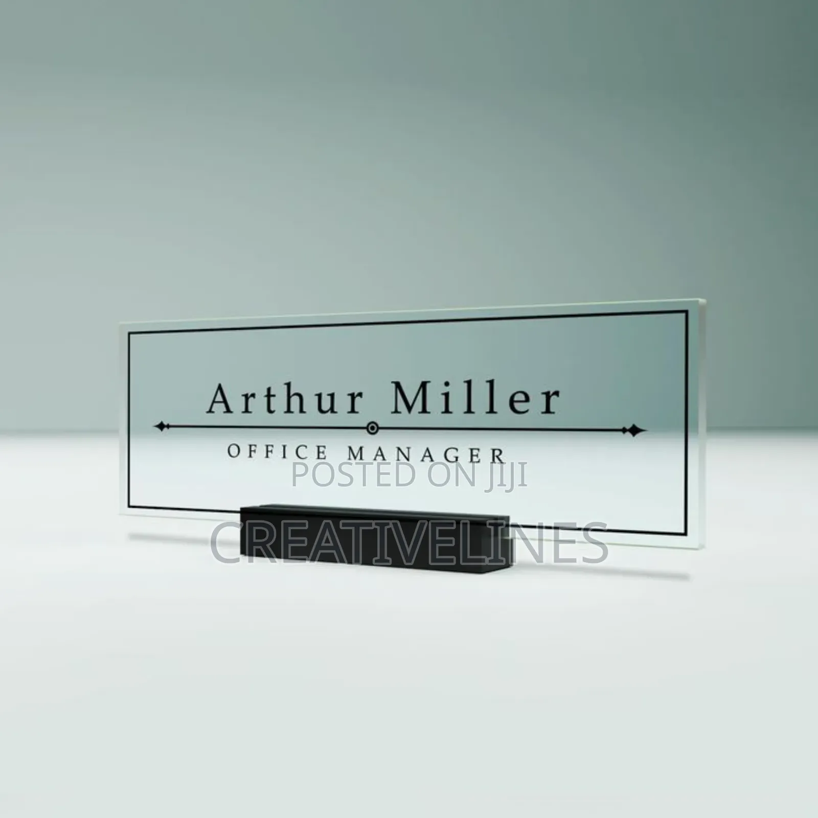 Office Name Plate Signage