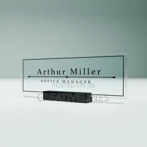 Office Name Plate Signage