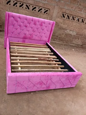 Pink Double Bed Frame