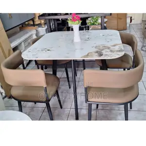 Marble Dinning Table 4 Seats