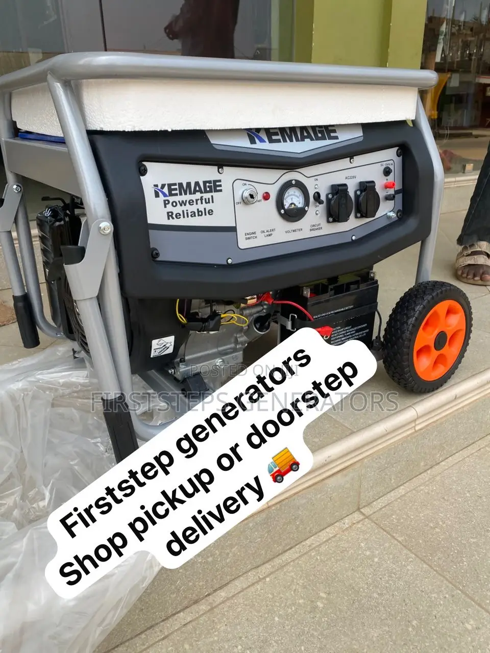 Powerful Standby Generator 220cc Silent Kemage