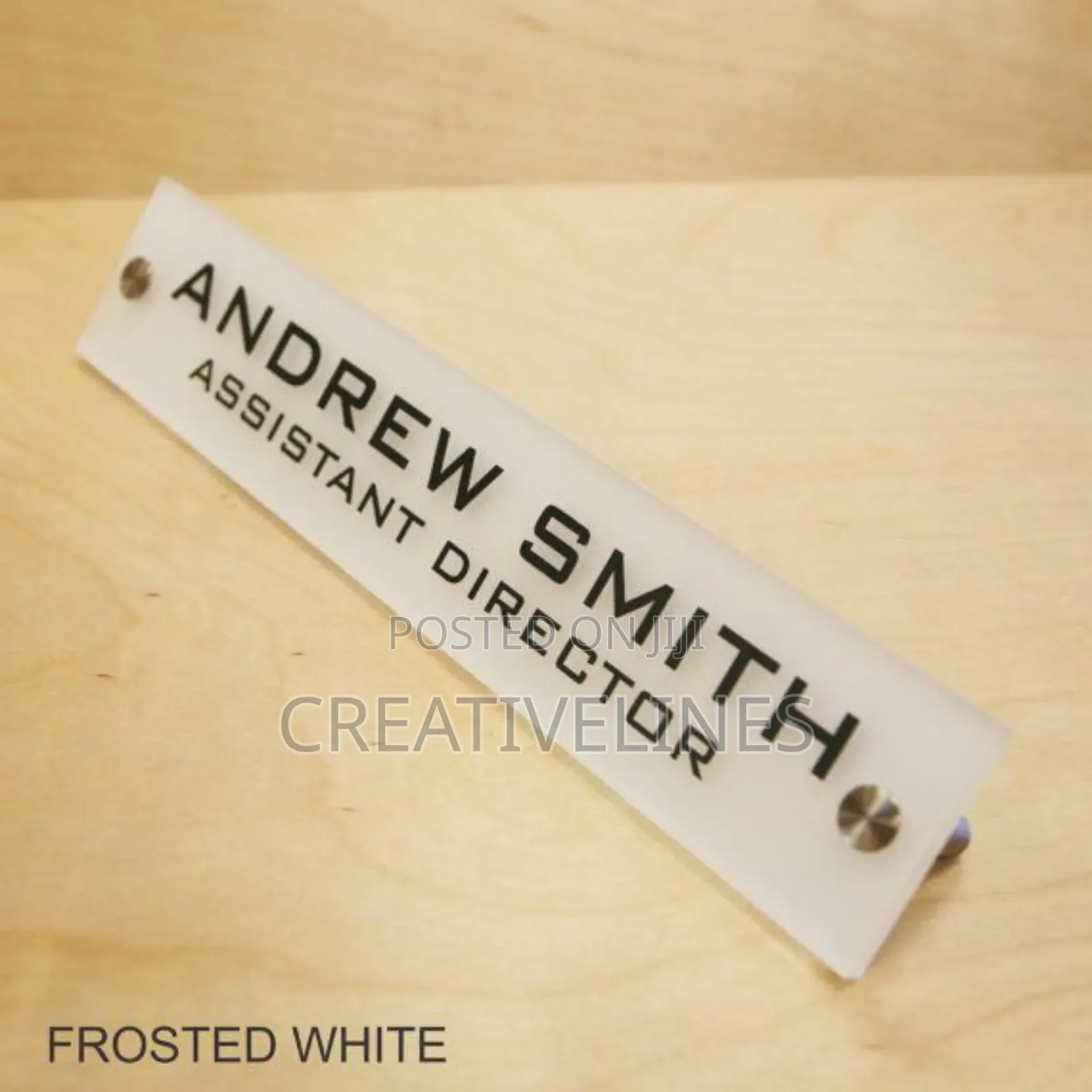 Customised Ooffice Desk Signage