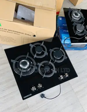 Buy High Reliable 60cm Black Tempered 4 Gas Built-in Cooker