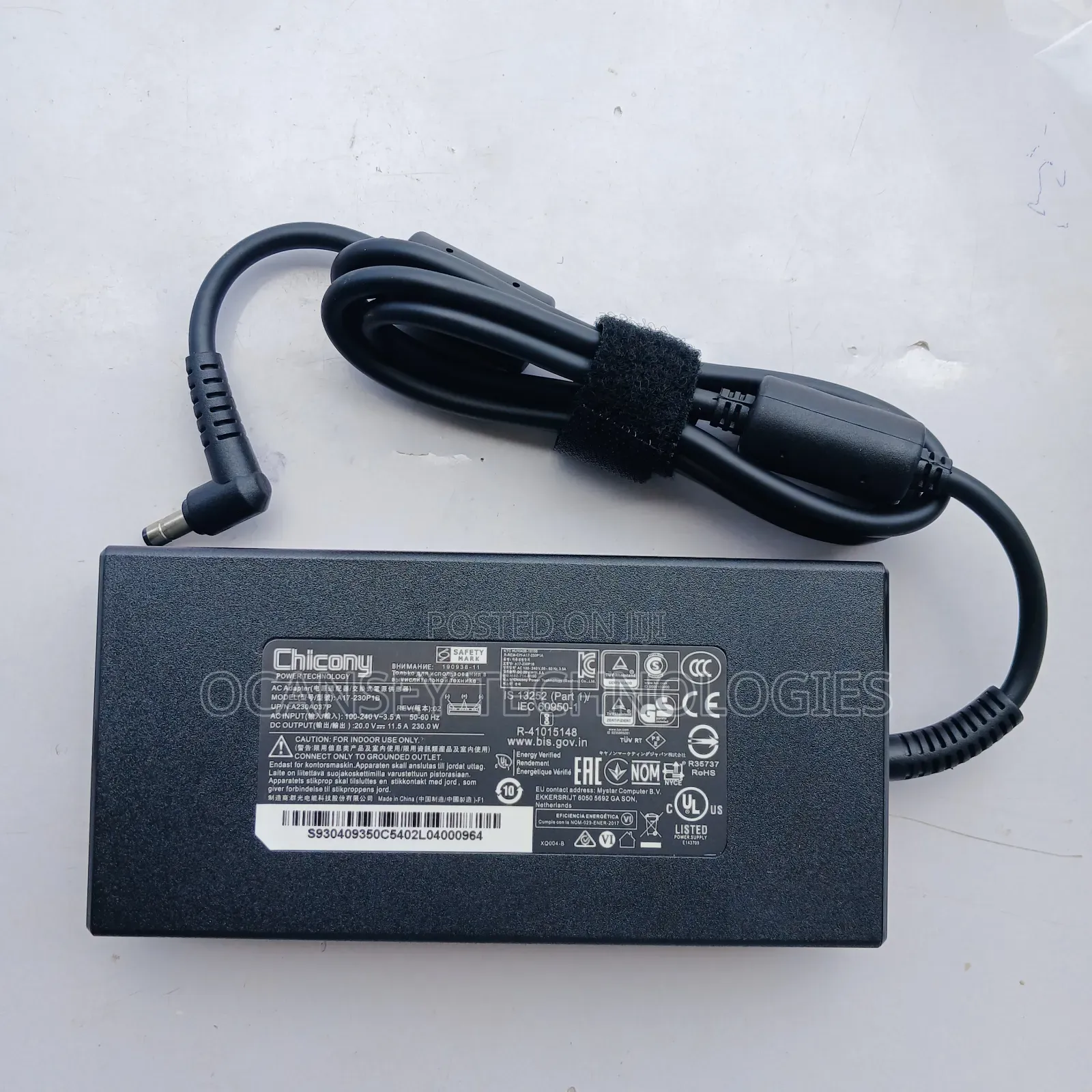 Original Msi 20v 11.5a 230w Charger / Adapter
