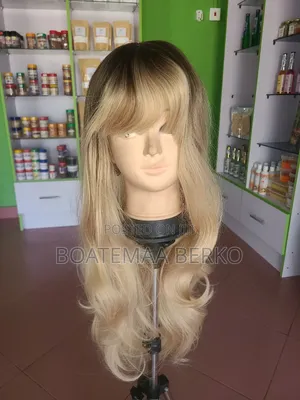 Blonde Wavy French Cut Wig