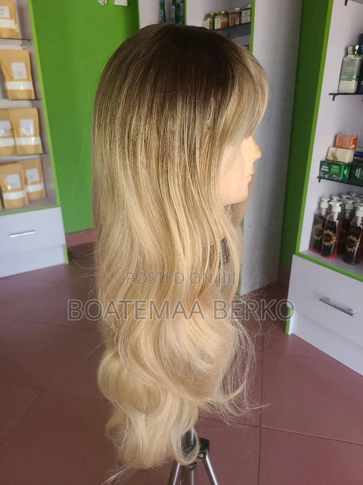Blonde Wavy French Cut Wig