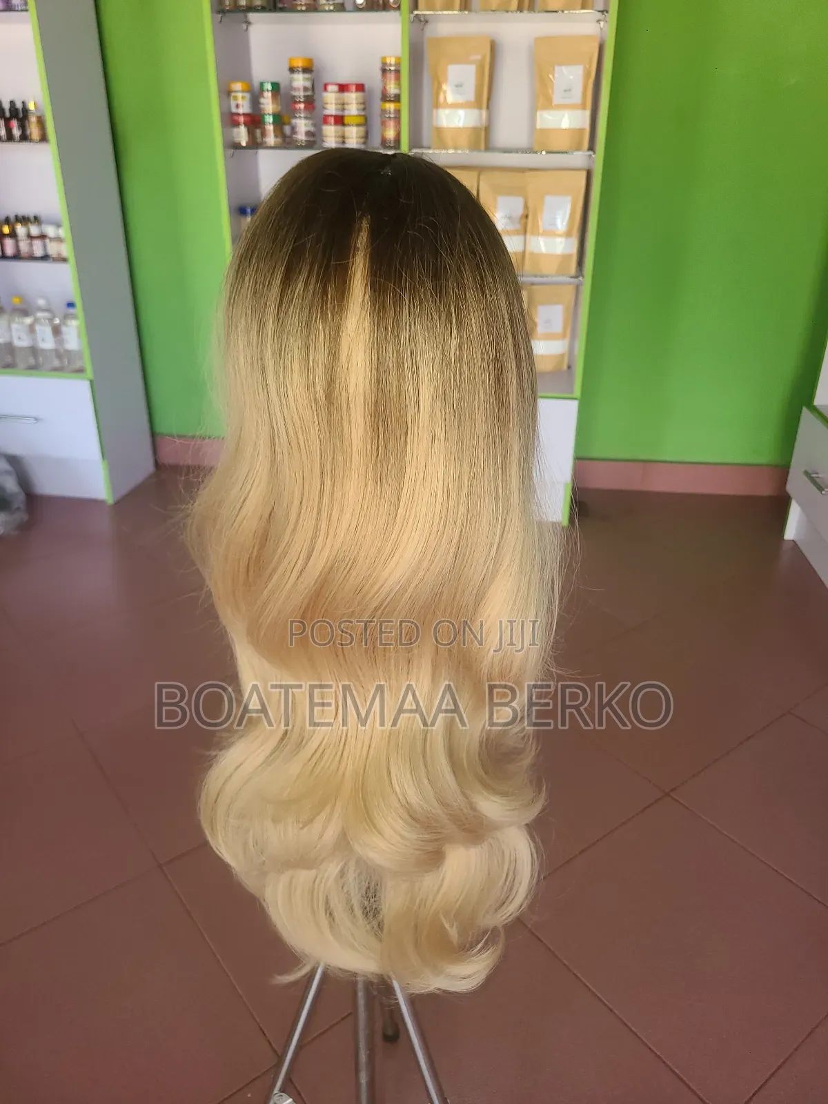 Blonde Wavy French Cut Wig