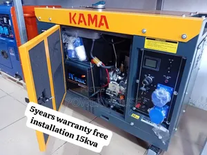 Electrifying Diesel Powered Kama Diesel Generator 15kva
