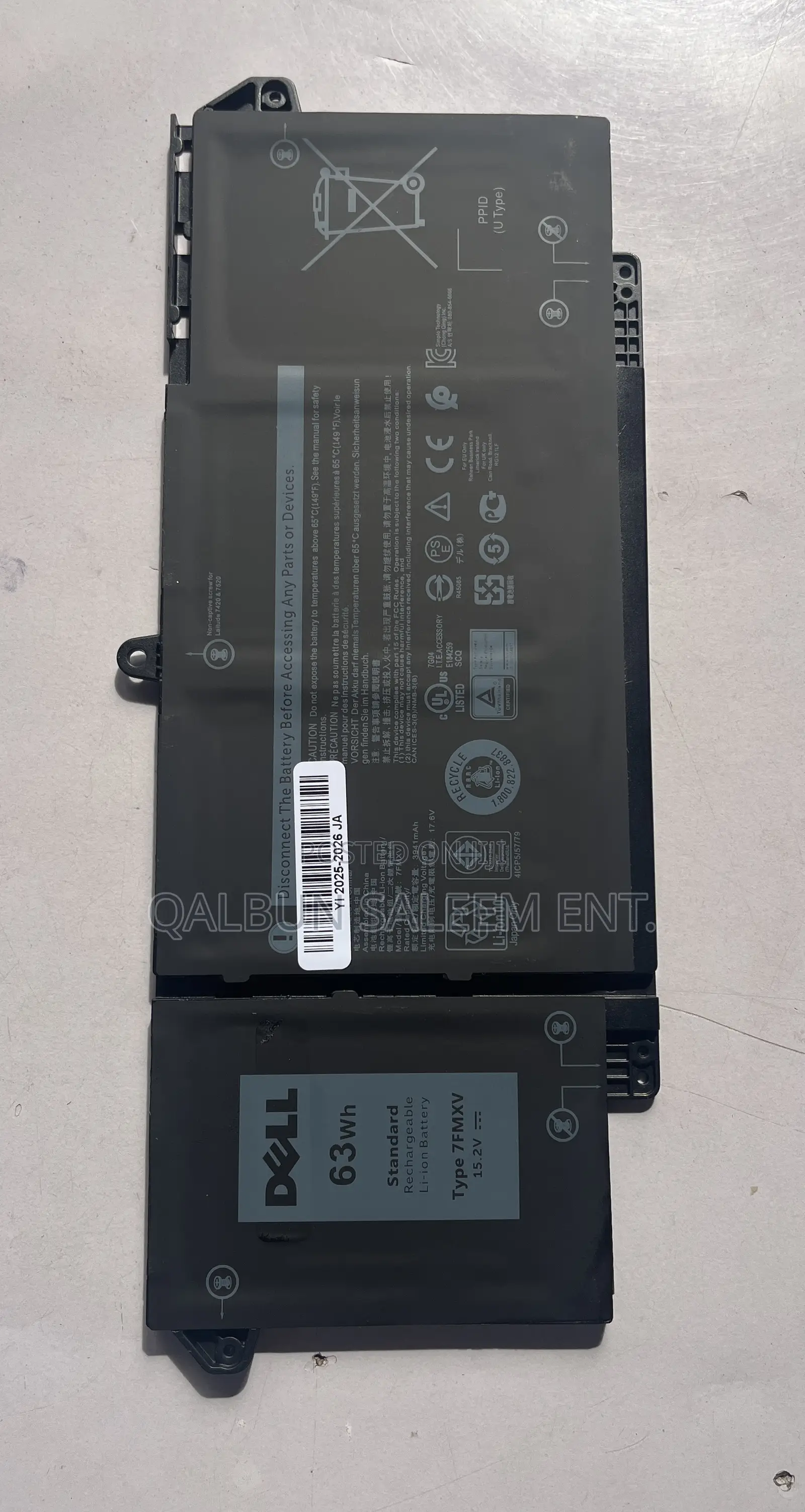 Brand-new 7fmxv Battery Dell Latitude 5320 7320 7420 7520