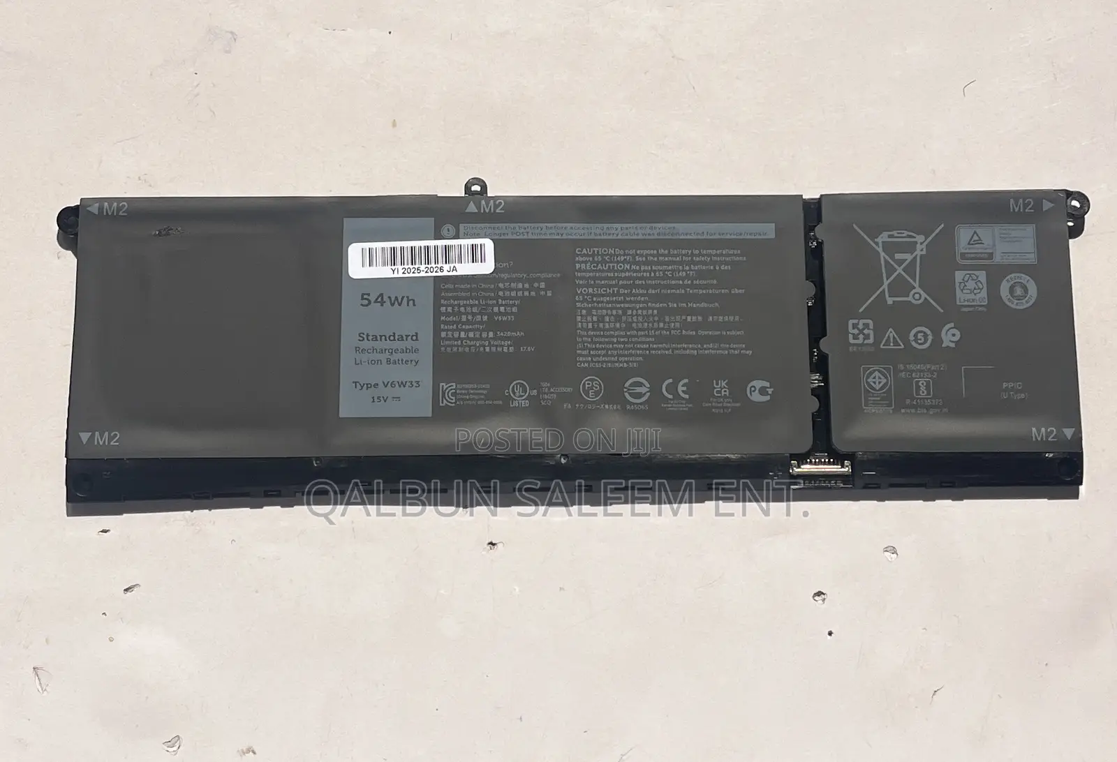 Dell V6w33 Battery For Inspiron 3510 5310 Latitude 3320 3520