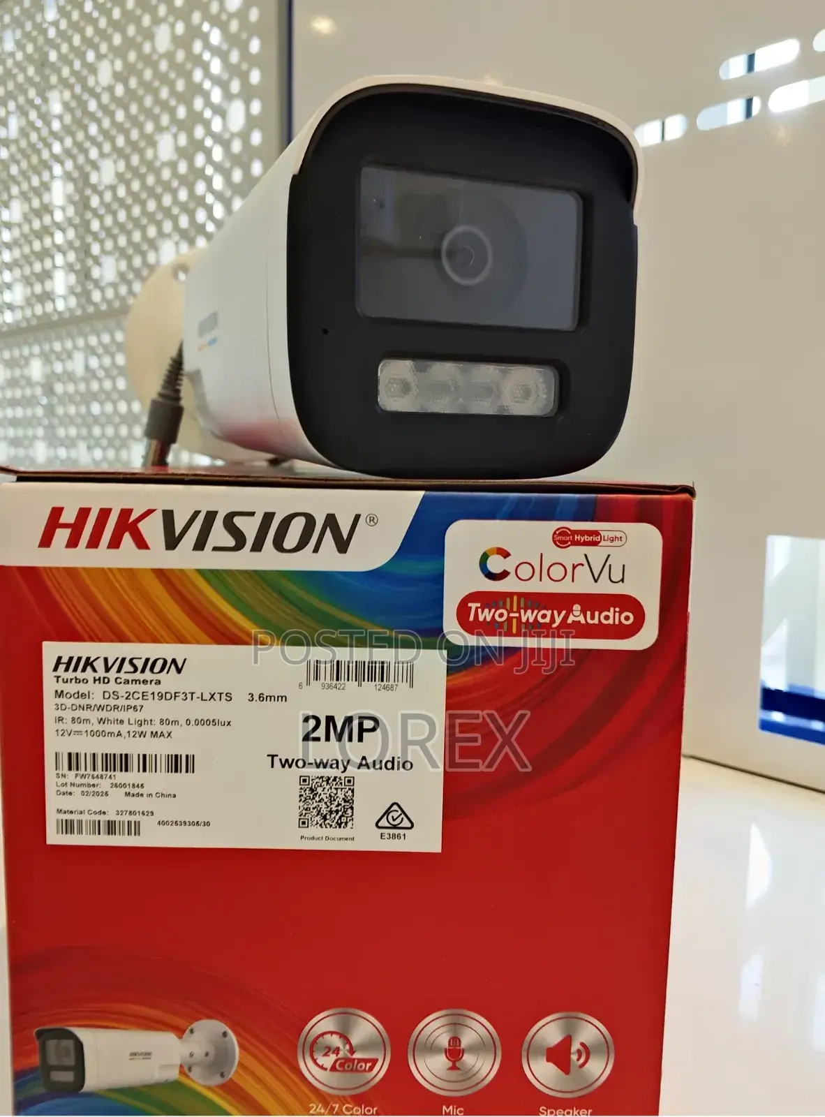 Hikvision 2way Audio Analog 2mp 80meters Ds-2ce19df3t-LXTS