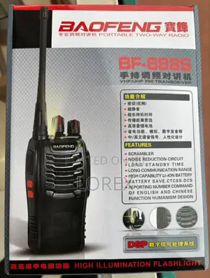Baofeng Bf-888s 2 In 1 Radios Walkie-talkies With Earpiece.