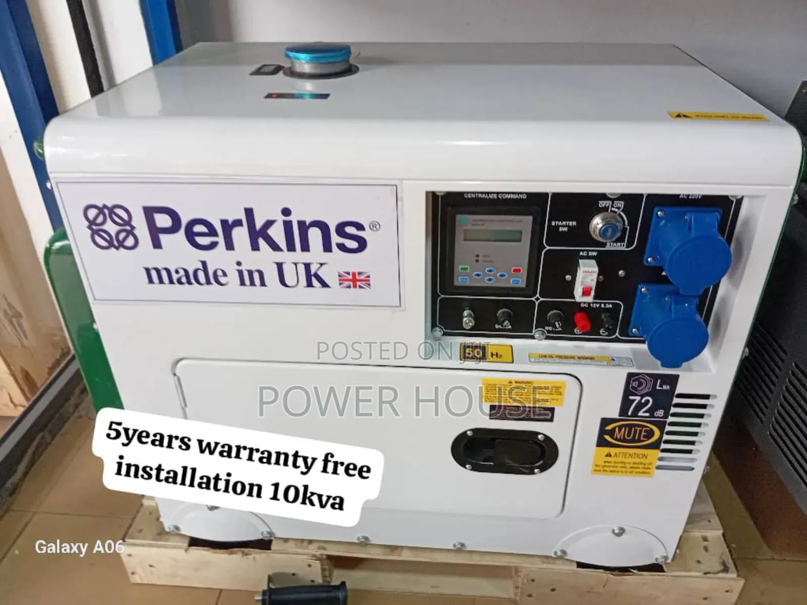 Alpha Panel 10kva Diesel Generator Perkins