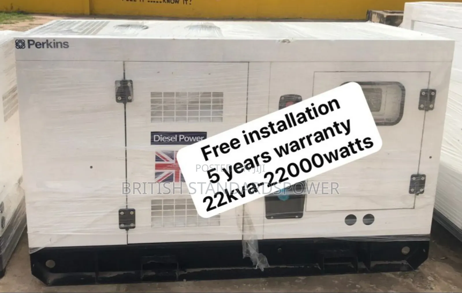Direct Air Cooled Engine 22kva Diesel Generator