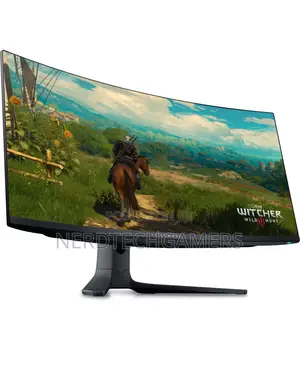 Alienware Aw3423dwf Curved Qd-Oled Gaming Monitor - Black