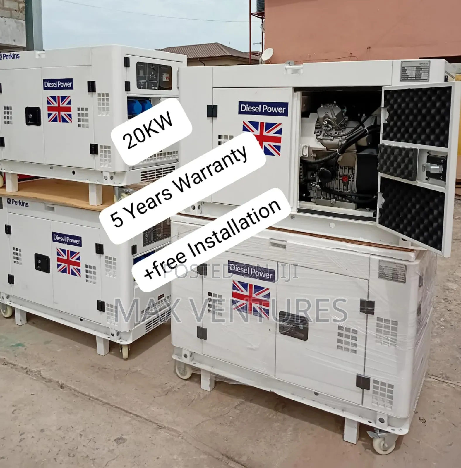 20kva Diesel Perkins Generator Ignite Reserve
