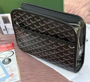 Goyard Canvas Multipurpose Hand Bag or Pouch - Black