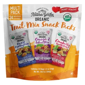 Nature’S Garden Organic Trial Mix Snack Pack Mixed Muts