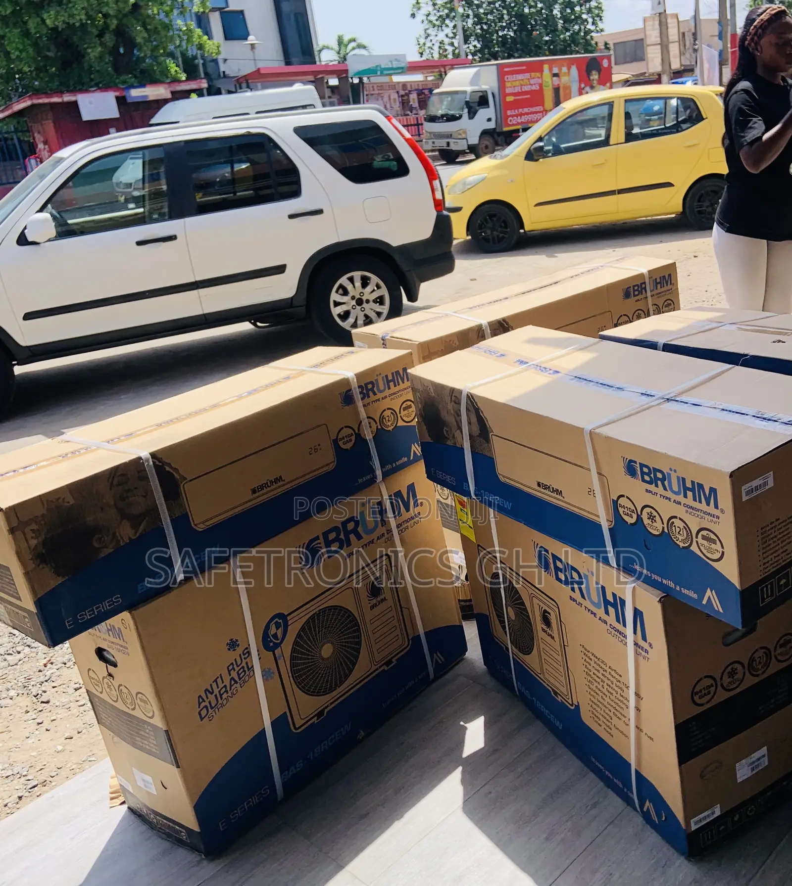 Get Discount on Split R410a Bruhm White Ac