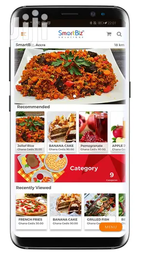 Smartbiz Online Ordering and Delivery App for Restaurants