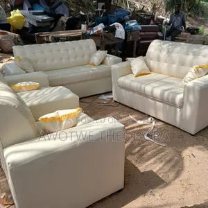 Quality Utv Leather Sofa Set( Payment After Delivery)