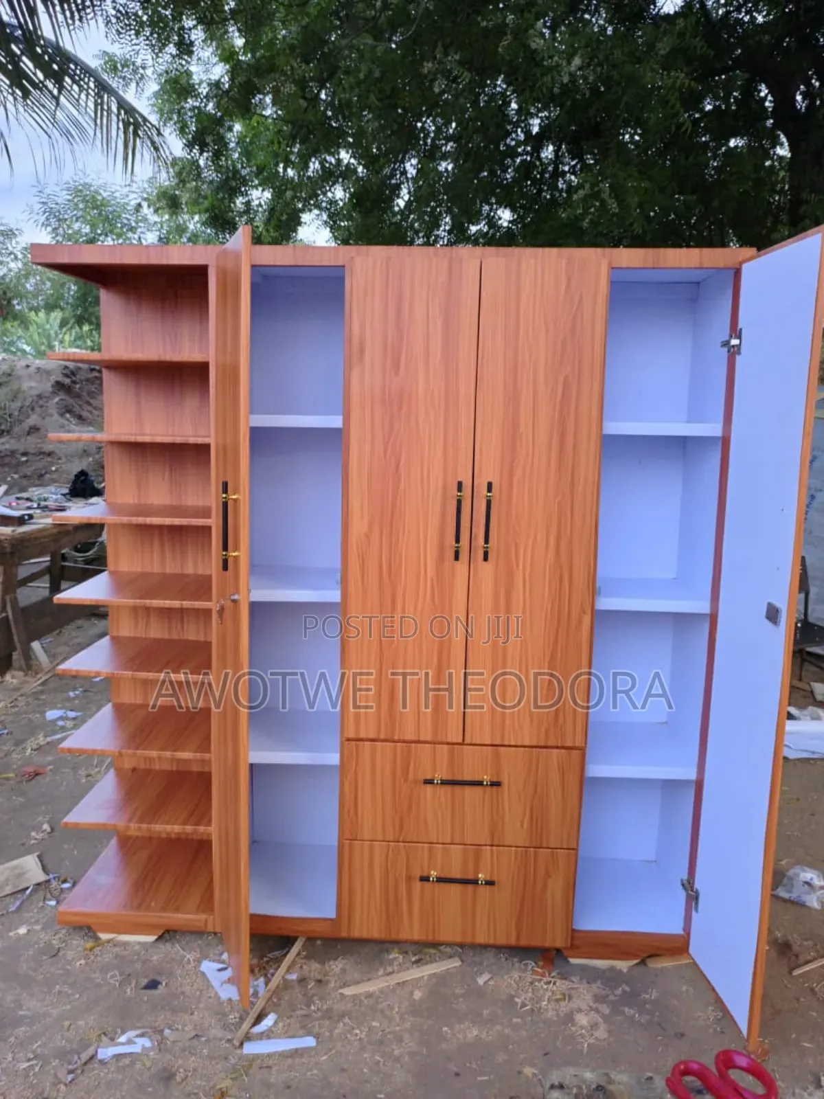 Quality 4in1 Wardrobe N Shoerack ( Payment After )