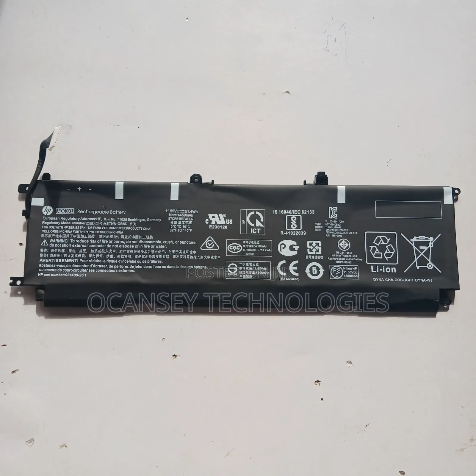 Original Hp Ad03xl Battery For 13-ad001no 13-ad002na