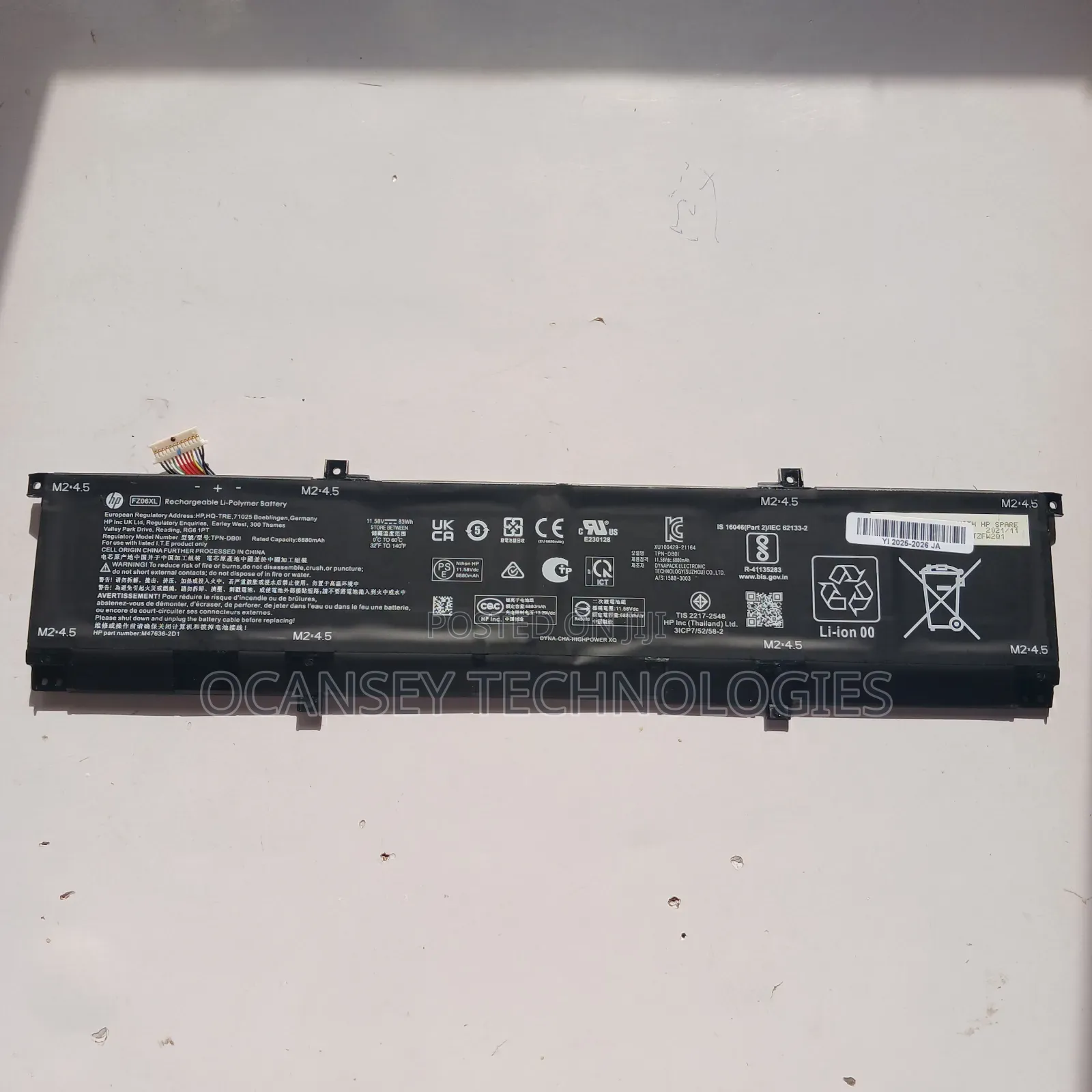 Original Hp Fz06xl Battery For Envy 16 Spectre X360 2-in-1