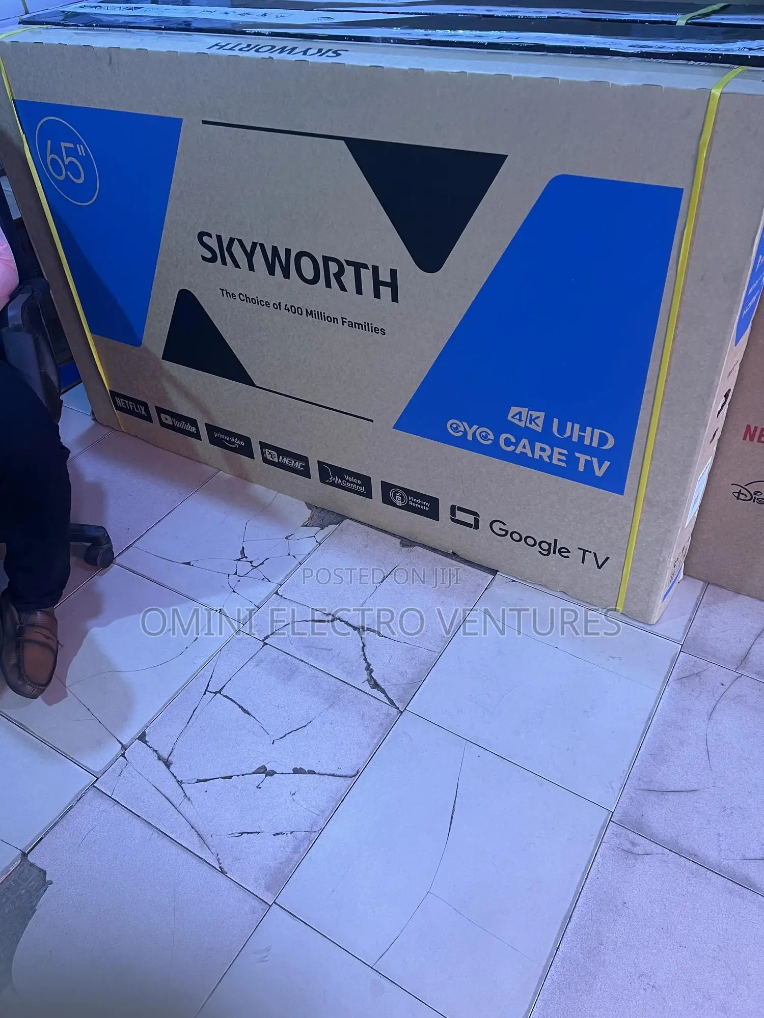 All New Skyworth 65” Uhd Smart Tv